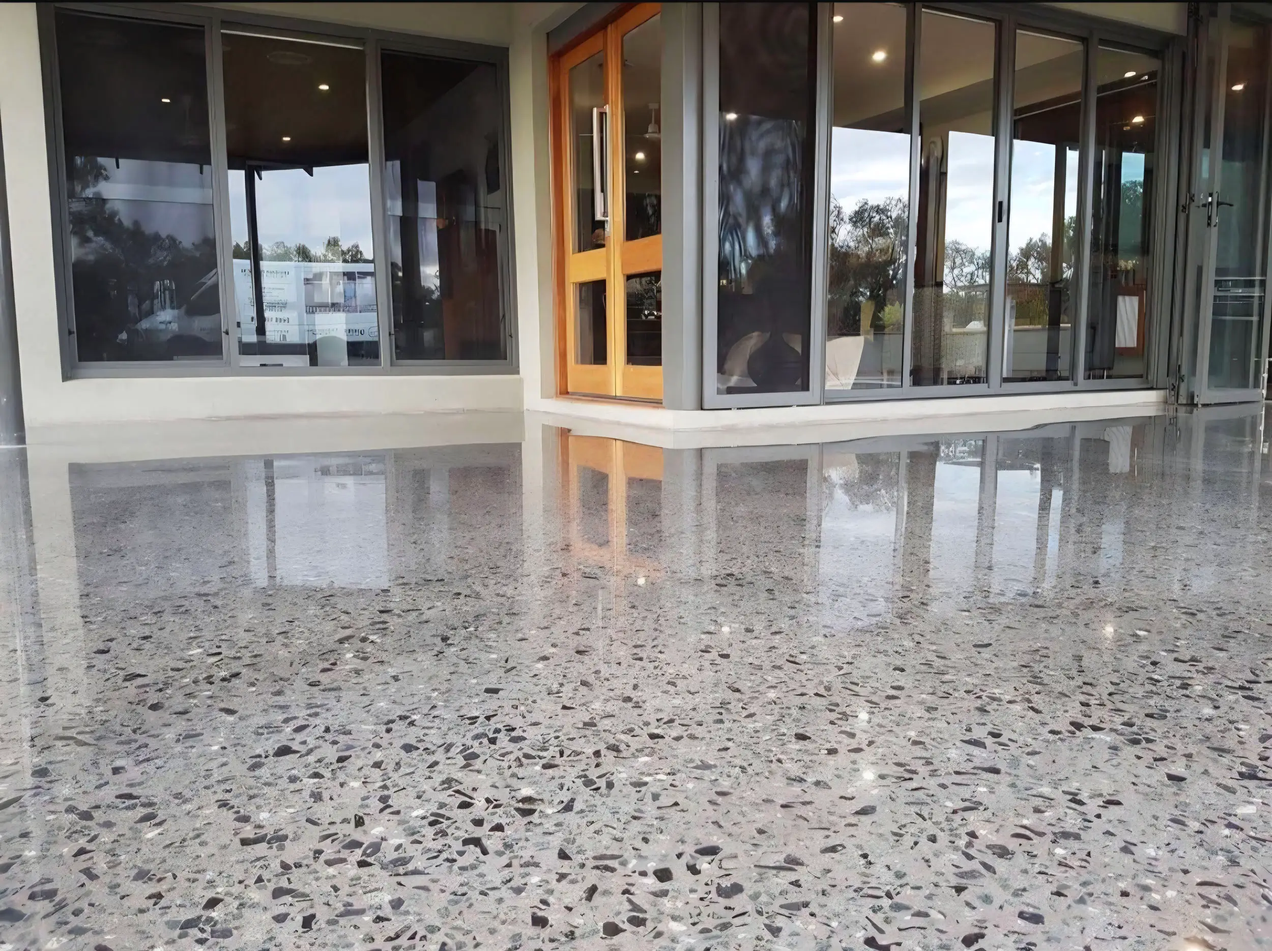 Polished concrete