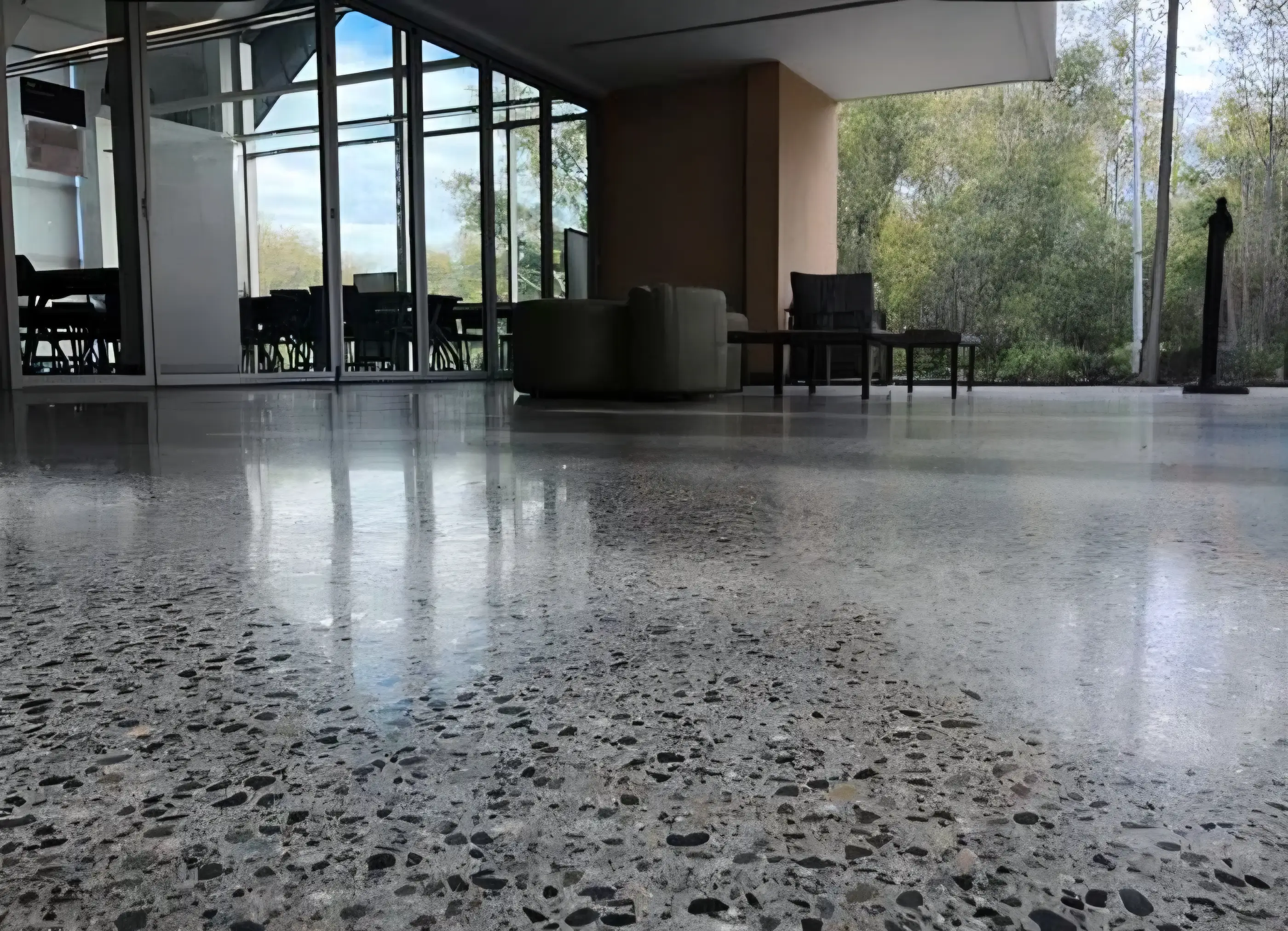 Polished concrete